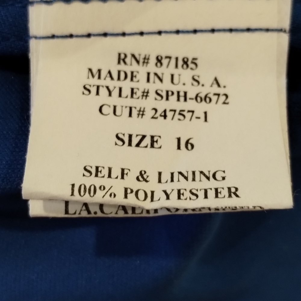 Blue Ruby Rox Dress by Roxy- Size 16 - Picture 3 of 5